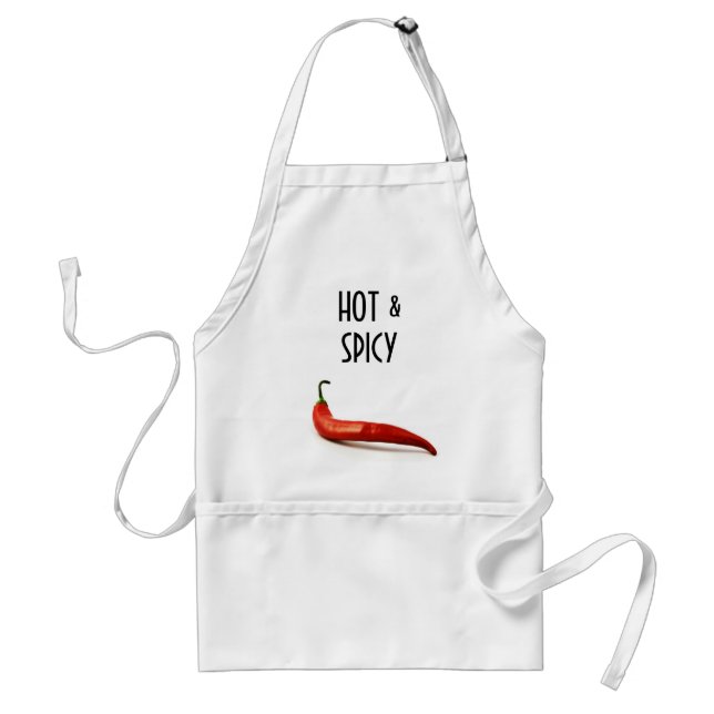 HOT & SPICY ADULT APRON (Front)