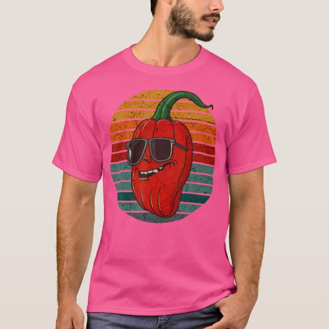 Hot Spicy Food Sauce Chili Pepper Jalapeno Lover T-Shirt (Front)