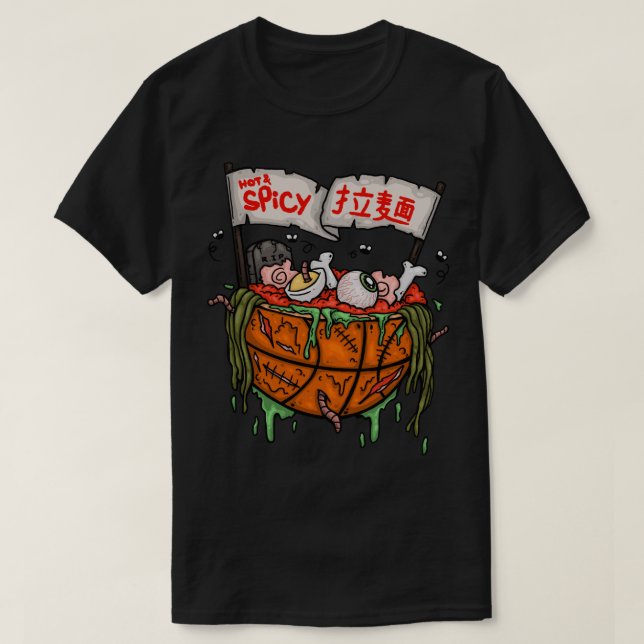 Hot & Spicy Ramen  T-Shirt (Design Front)