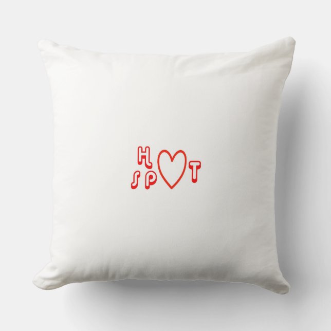hot spot throw pillow (Front)