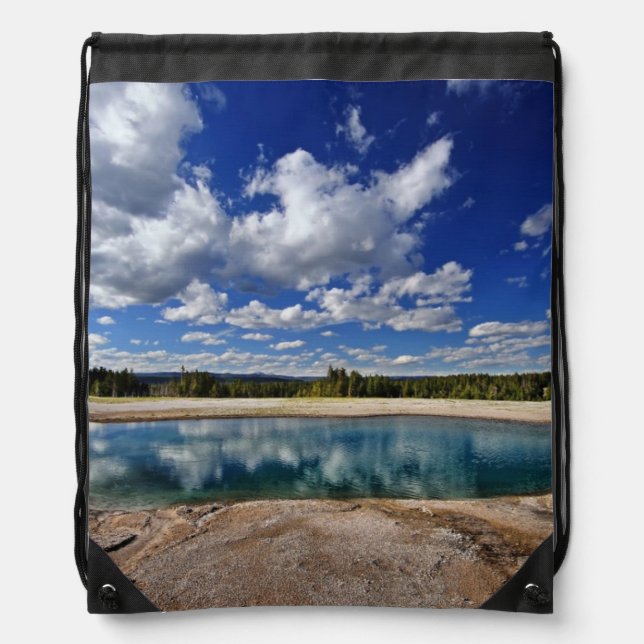 Hot Spring Drawstring Bag (Front)