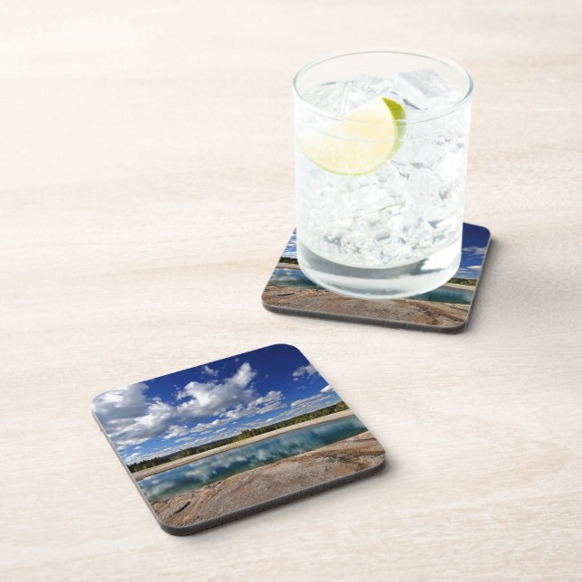 Hot Spring Drink Coaster (Right Side)