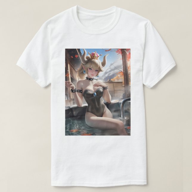 Hot Spring Turtle Queen 75 T-Shirt (Design Front)