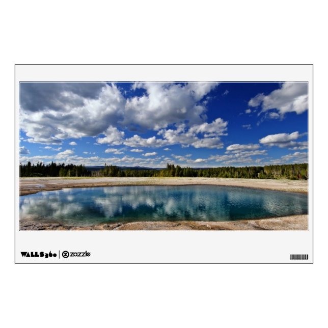 Hot Spring Wall Sticker (Front)