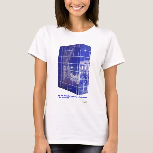 Hot Springs AR BlueTile Reflection Gifts Apparel T_Shirt