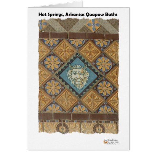 Hot Springs, AR Quapaw Dome Tiles Gifts Apparel (Front)