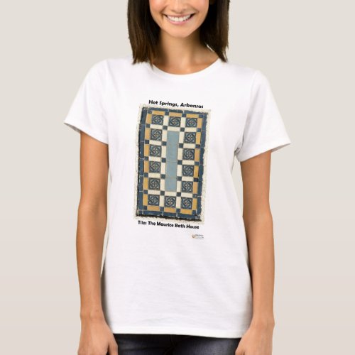 Hot Springs AR The Maurice Tiles Gifts Apparel T_Shirt