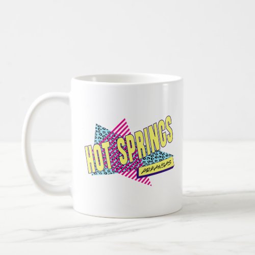 Hot Springs Arkansas Pride 90s Vintage Nineties Co Coffee Mug