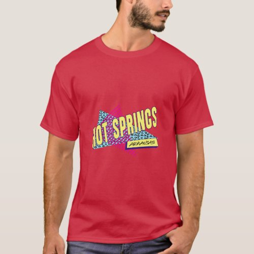 Hot Springs Arkansas Pride 90s Vintage Nineties Co T_Shirt