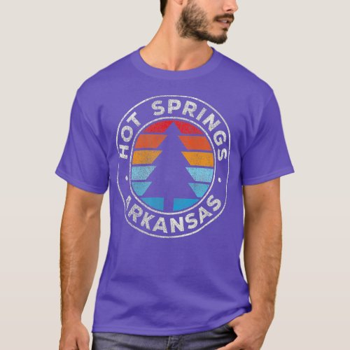 Hot Springs Arkansas VintageRetro 70s  T_Shirt