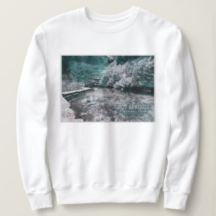 HOT SPRINGS ARKANSAS WATERCOLOR- ARKANSAS US SWEATSHIRT