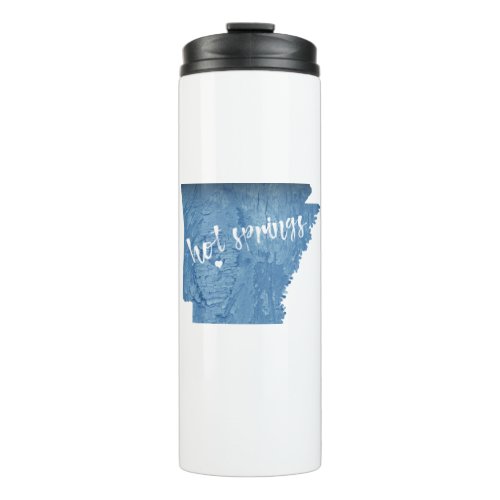 Hot Springs Arkansas Wood Grain Thermal Tumbler