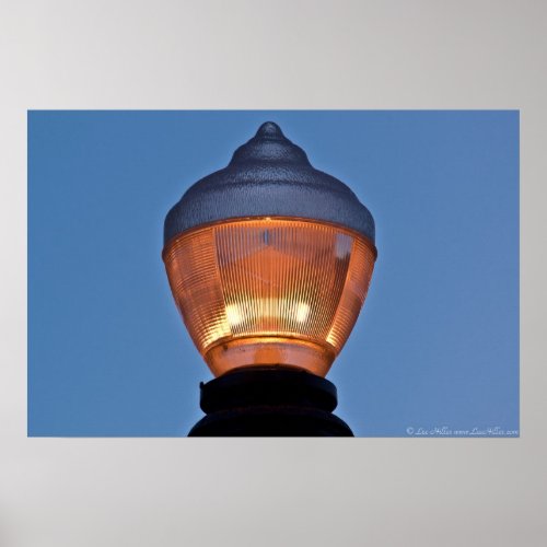 Hot Springs Historic District Street Lamp Poster