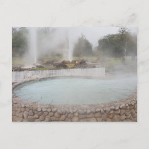 Hot Springs in Thailand Postcard