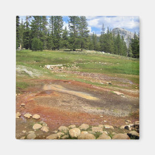 Hot Springs in Tuolumne Meadows, Yosemite, CA Magnet