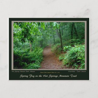 Hot Springs Mt Trail National Park Centennial Ed Postcard