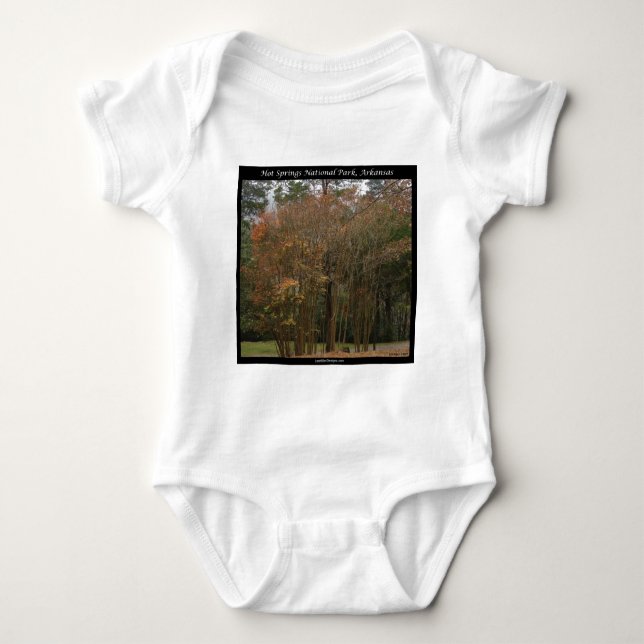 Hot Springs National Park, AR Above the Promenade Baby Bodysuit (Front)