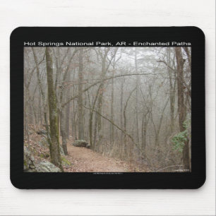 Hot Springs National Park, AR - Enchanted Paths Mouse Pad