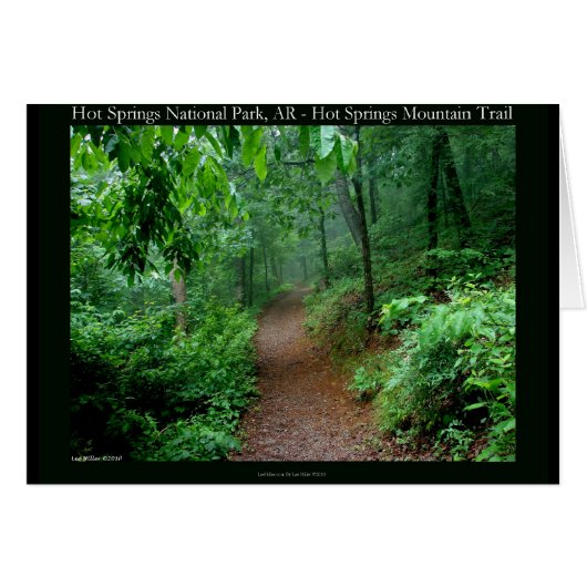 Hot Springs National Park, AR Fading Fog Gifts (Front Horizontal)