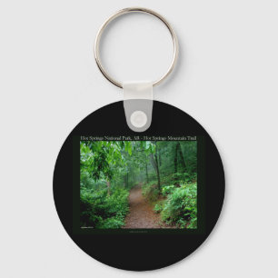 Hot Springs National Park, AR Fading Fog Gifts Keychain