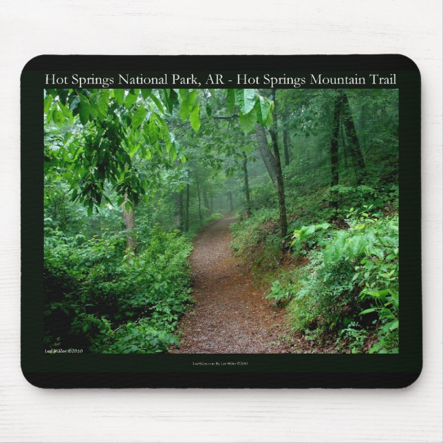 Hot Springs National Park, AR Fading Fog Gifts Mouse Pad (Front)