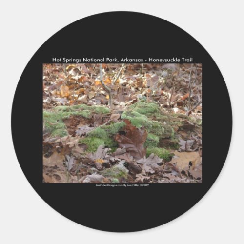 Hot Springs National Park AR _ Honeysuckle Trail Classic Round Sticker