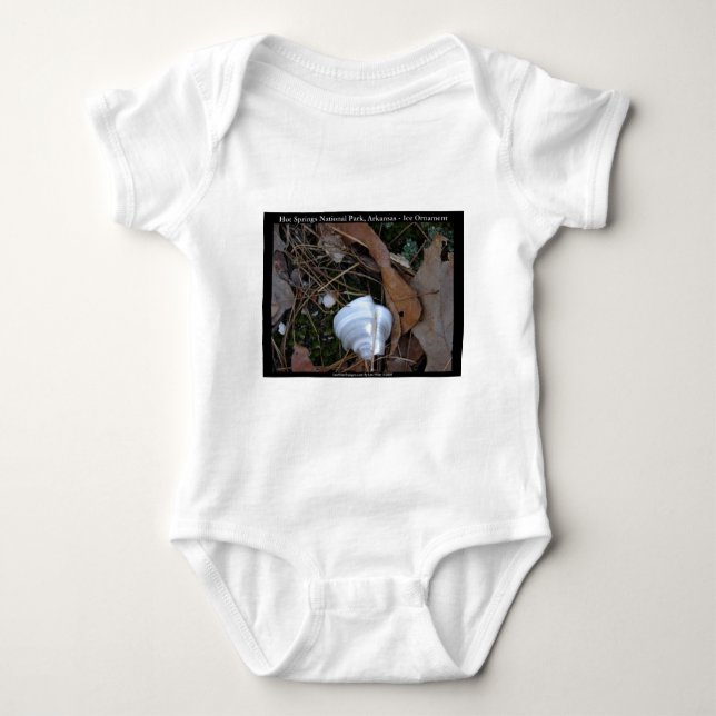 Hot Springs National Park, AR - Ice Ornament Gifts Baby Bodysuit (Front)