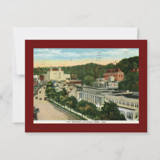 Hot Springs National Park, AR Vintage Vintage Postcard