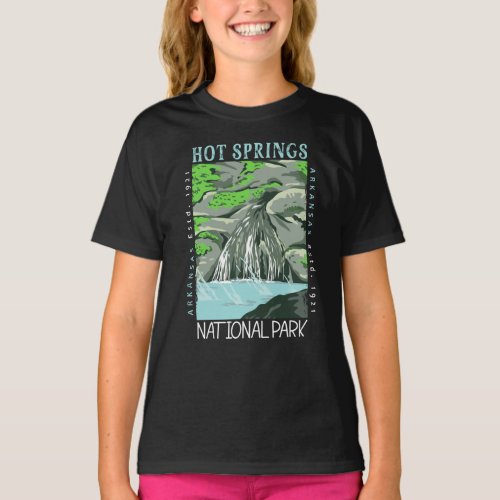 Hot Springs National Park Arkansas Distressed T_Shirt