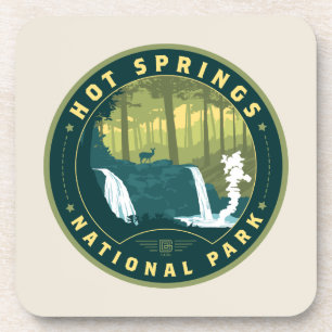 Hot Springs National Park Beverage Coaster