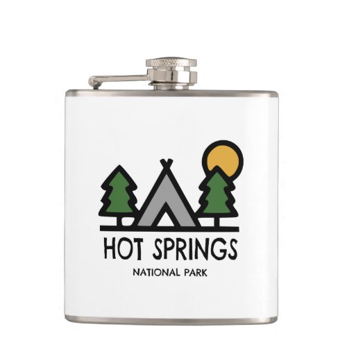 Hot Springs National Park Flask