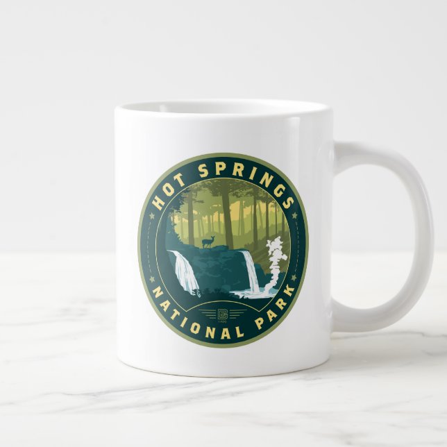 Hot Springs National Park Giant Coffee Mug (Right)