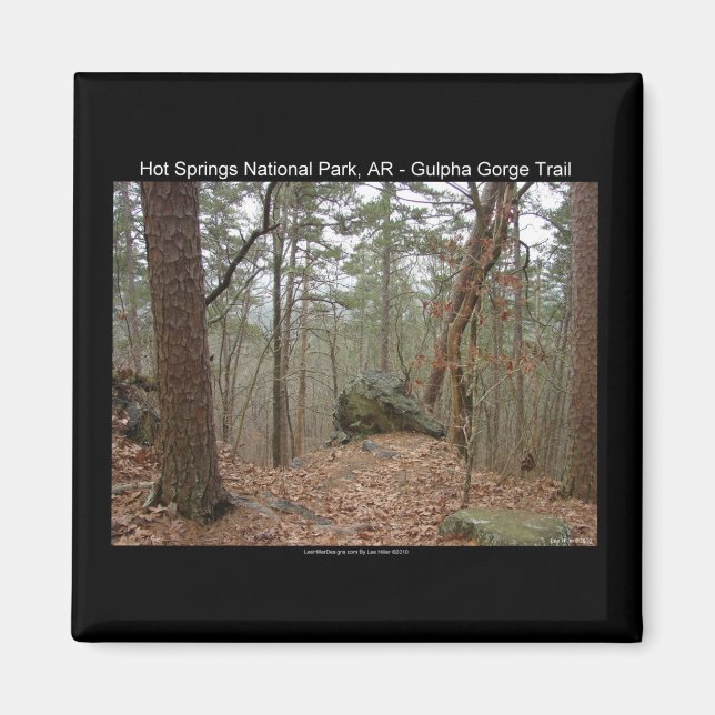 Hot Springs National Park Gulpha Gorge Trail Magnet (Front)
