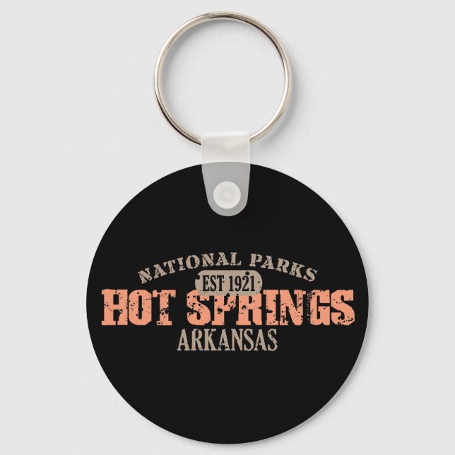 Hot Springs National Park Keychain (Front)