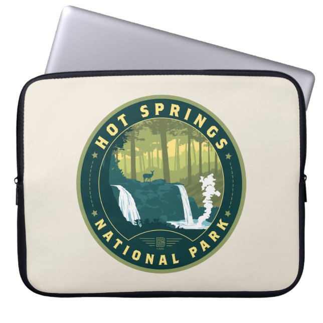 Hot Springs National Park Laptop Sleeve (Front)