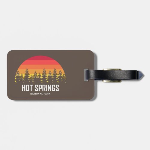Hot Springs National Park Luggage Tag