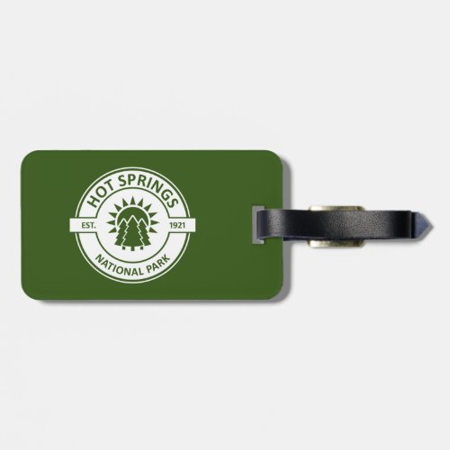 Hot Springs National Park Luggage Tag