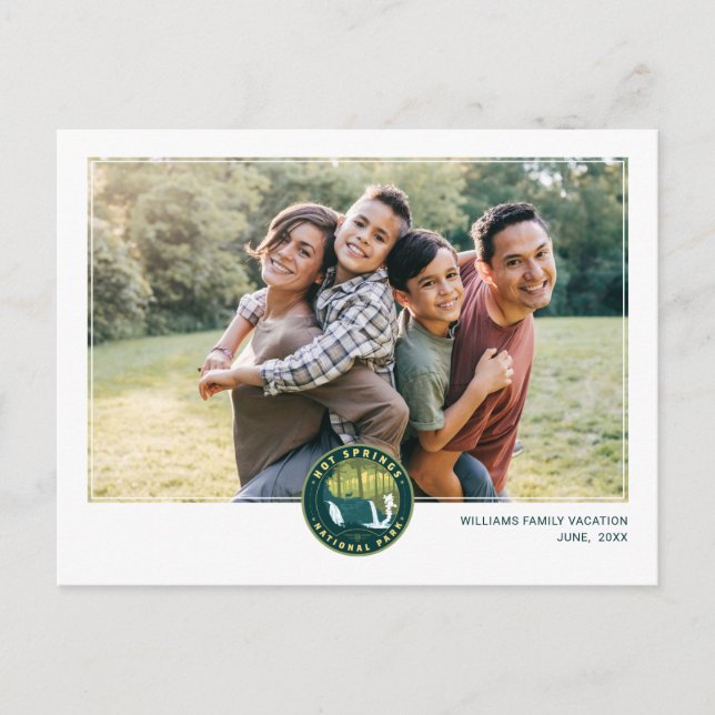 Hot Springs National Park Postcard (Front)