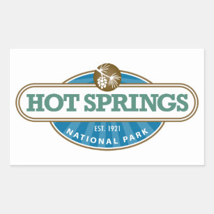 Hot Springs NP Emblem Sticker | Emblem Sticker
