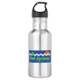 Hot Springs National Park Retro Stainless Steel Water Bottle