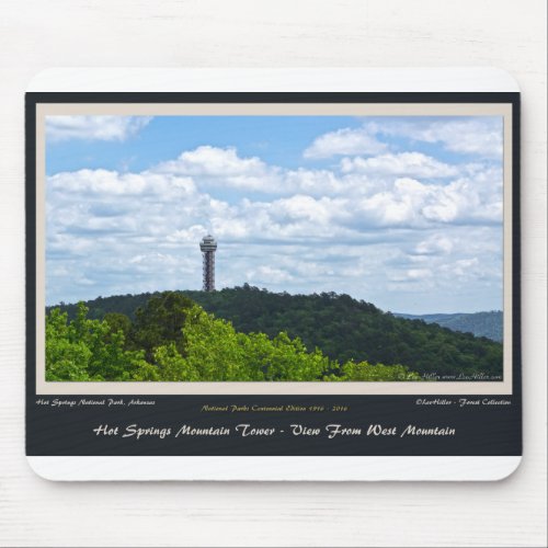 Hot Springs National Park Tower Centennial Ed Mouse Pad