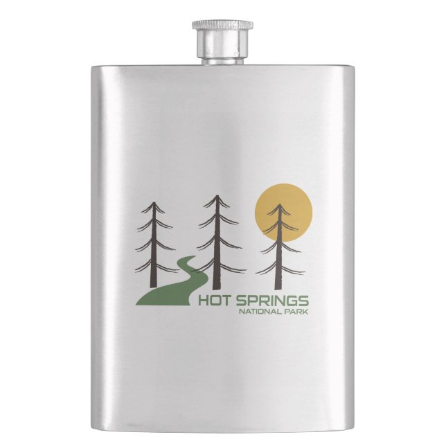 Hot Springs National Park Trail Flask (Front)