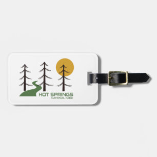 Hot Springs National Park Trail Luggage Tag