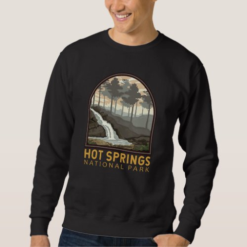 Hot Springs National Park Vintage Emblem Sweatshirt