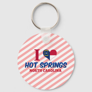 Hot Springs, North Carolina Keychain