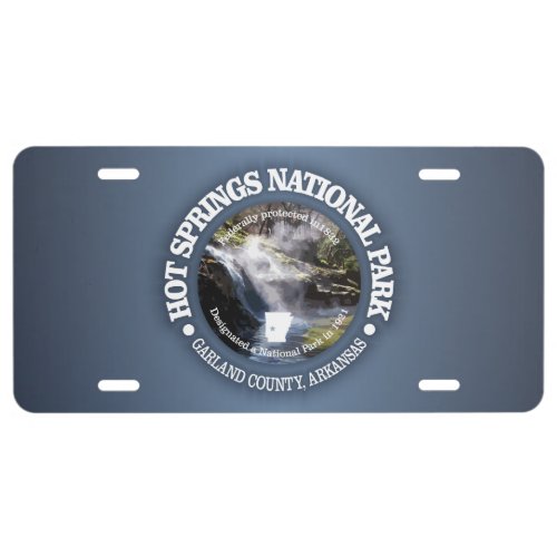 Hot Springs NP License Plate