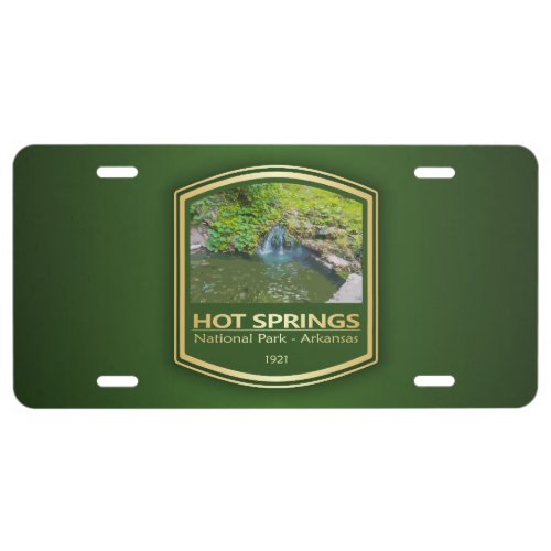 Hot Springs NP PF1 License Plate
