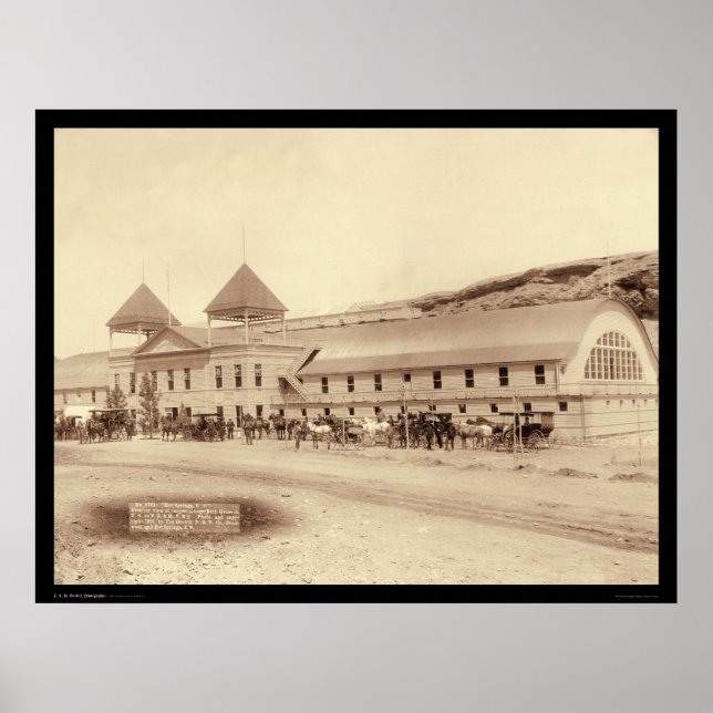 Hot Springs Plunge Bath House SD 1891 Poster (Front)