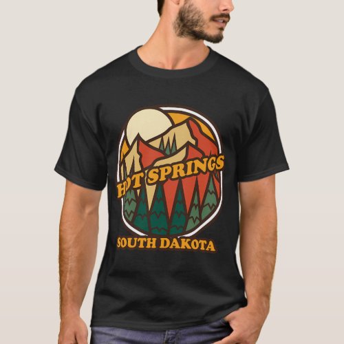 Hot Springs South Dakota Mountain Hiking  T_Shirt