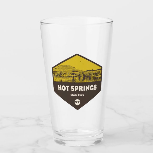 Hot Springs State Park Wyoming Glass (Front)